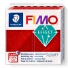 ΠΗΛΟΣ FIMO EFFECT STAEDTLER 57gr (42 ΧΡΩΜΑΤΑ) - glitter-red - 57gr